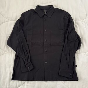 lululemon Men’s Black Button-Up Shirt
